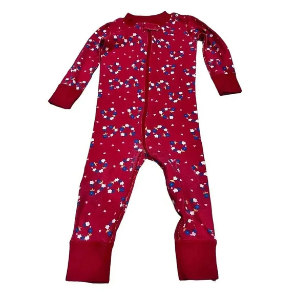 Hanna Andersson & Burt's Bees Baby 3pc Toddler Pajama Set 2T Multicolor - Picture 7 of 16